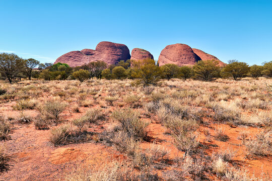 Visit Olgas in Kata Tjuta National Park, Australia near Uluru