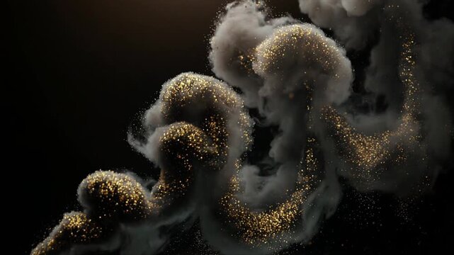 金と黒の高級感あるゲーミング・ラグジュアリー煙