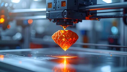 3D Printing Process with Molten Metal.