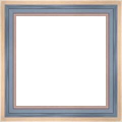 Heller quadratischer freigestellter Bilderrahmen