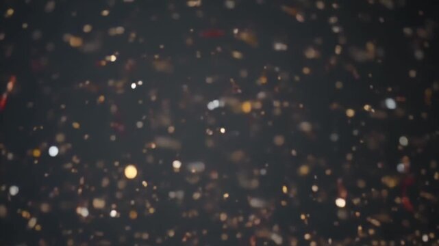 A video showcasing colorful bullets exploding into vibrant sparks on a dark background