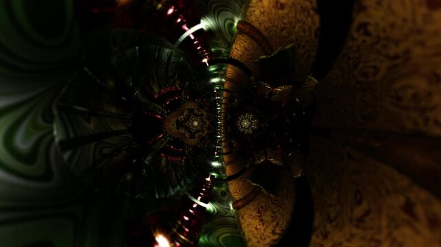 Hypnotic toroidal eye structure pulsing with kundalini energy, sacred geometry unfolding in a psychedelic meditation dome of visionary spiritual experience
