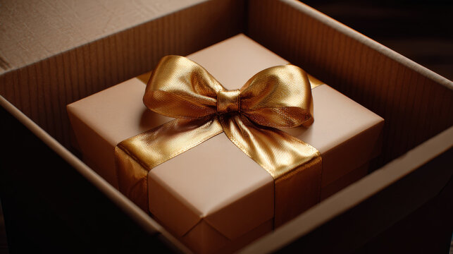 Golden Bow Gift