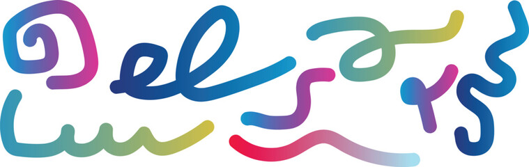 Delightful colorful typography art piece © MstSajeda