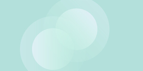 Fototapeta premium Minimalist banner background. Green and blue gradations.Circle geometric background. Simple design. Vector modern abstract background blue