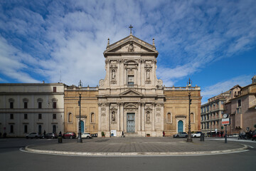Obraz premium Chiesa di Santa Susanna alle Terme di Diocleziano, baroque styled church in Rome, Italy