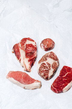 Selection of premium beef cuts