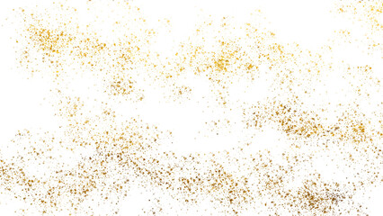 Abstract Golden Foil Flakes and Glistering Confetti Overlay for Celebratory Backgrounds