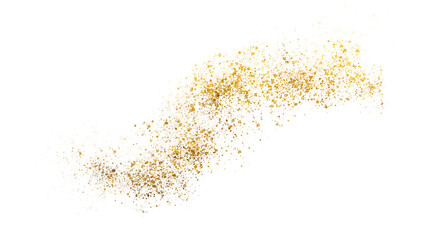 Glowing Gold Particle Explosion and Sparkling Metallic Dust for Christmas and Anniversary D�cor