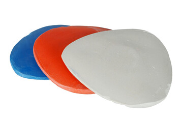 Tailor's chalk on white