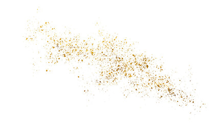 Abstract Golden Foil Flakes and Glistering Confetti Overlay for Celebratory Backgrounds