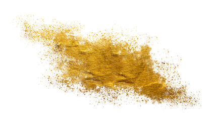 Glowing Gold Particle Explosion and Sparkling Metallic Dust for Christmas and Anniversary D�cor