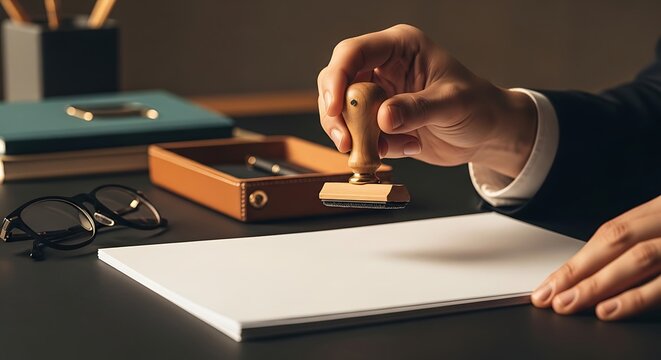 Legal Document Stamp Approval Business Stamp