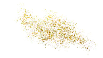 Glowing Gold Particle Explosion and Sparkling Metallic Dust for Christmas and Anniversary D�cor