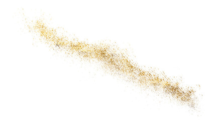 Luxury Golden Glitter Particles and Shimmering Dust for Elegant Wedding Invitations card