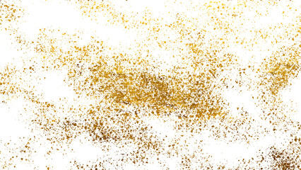 Glowing Gold Particle Explosion and Sparkling Metallic Dust for Christmas and Anniversary D�cor