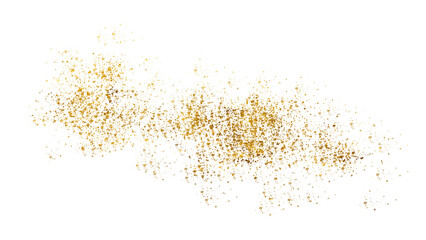 Glistering golden particle for elegant background