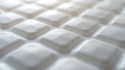Fototapeta premium Close-up Abstract Texture of a Quilted Mattress Surface.