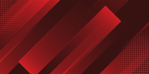 Abstract Dark Red Geometric Background with Diagonal Stripes and Halftone Dots. Modern Dynamic Vector Backdrop for Sports Branding, Automotive Posters, Gaming Media, and Professional Tech Design.