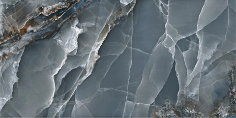 Polished gray marble. Real natural marble stone texture and surface background. © maria