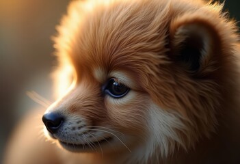 Obraz premium Dense Layers of Fluffy Fur Bringing Warmth and Softness Animal Cuddle