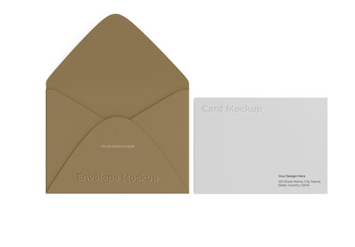 Modern Mailer Envelope Mockup PSD