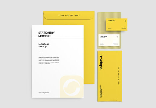 Office Stationery Mockup Collection