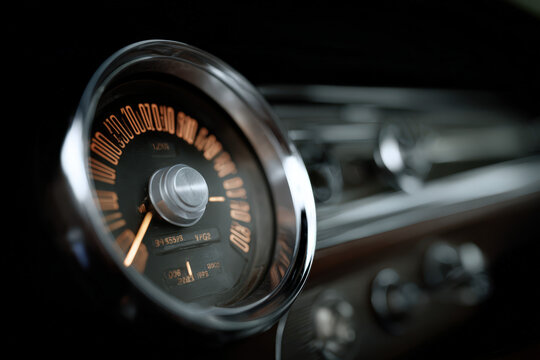 Vintage Car Speedometer