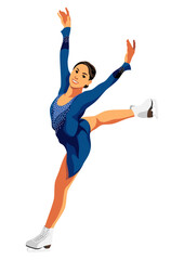 女子フィギュアスケート選手