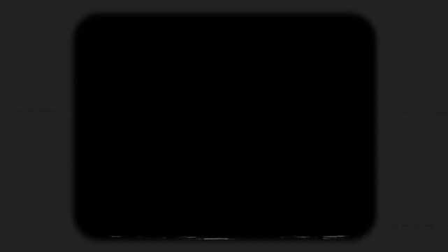 looping Horizontal VHS 4x3 frame with dark static and analog distortion texture. Built as transparent overlay. Perfect for retro playback and old TV style edits.