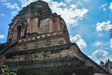 Chiang Mai Thailand - 14 November, 2022: Wat Chedi Luang