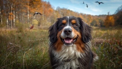 Waterfowl hunting canine, duck expedition