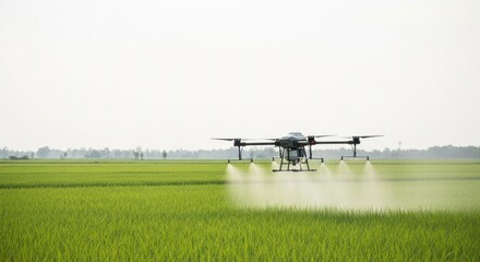 Green Field Maintenance with Agricultural Drone