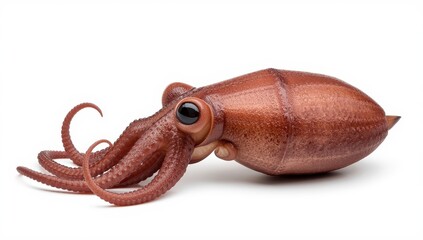 Obraz premium squid set against a white backdrop