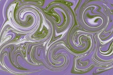 Purple, green and white color marble pattern seamless background