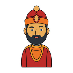 Obraz premium Gudi Padwa is a vibrant Hindu festival marking the Marathi New Year, celebrated with colorful decorations, festive meals, and raising the gudi as a symbol of prosperity. 