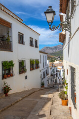 Traditional Street in Altea, Spain