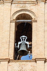 Detail of Altea Church in Spain