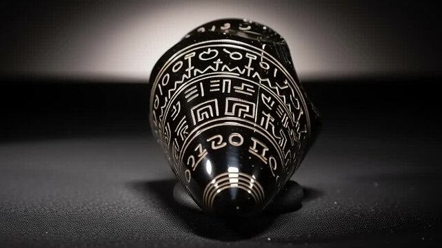 Ancient Vajra Ritual Object with Intricate Designs.