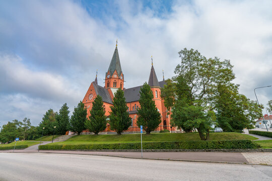 The Sankt Petri Kyrka or Saint Peter Church in V&auml;stervik (Vastervik) in Sweden