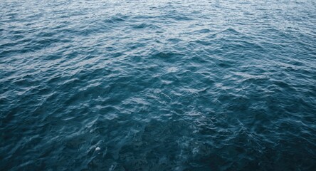 Obraz premium Sea surface textured by gentle swells and waves