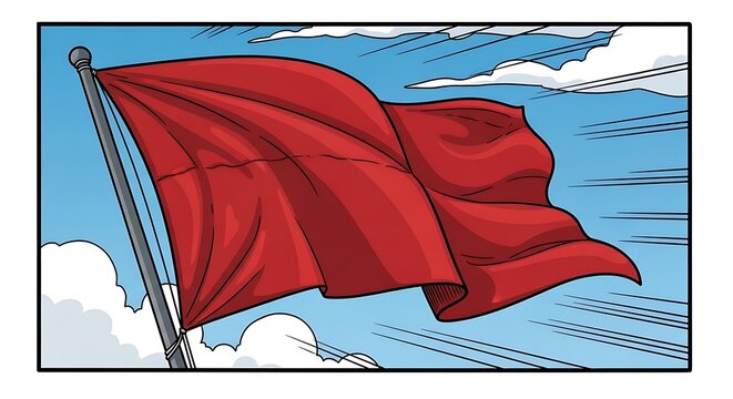 Red Flag Waving in the Wind.