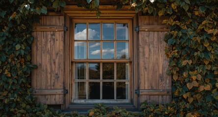 Rural heritage home featuring a classic old window style