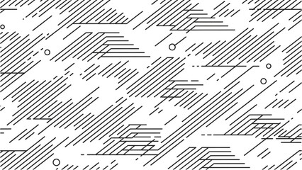 Geometric pattern featuring abstract lines and shapes in a modern design, viewed from directly above