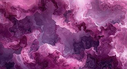 Obraz premium Refined fractal design displaying pink and purple marbled stone textures perfect for background layers and wallpaper creativity