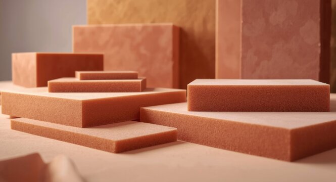 Fire resistant closed cell foam panels for soundproofing in professional audio studios and building insulation