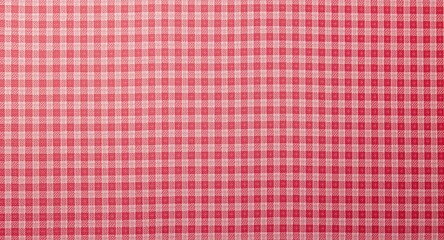 Naklejka premium checkered textile material background with high key lighting and copy space
