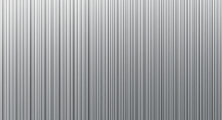 Fototapeta premium Ribbed metal sheet background featuring matte finish and copy space