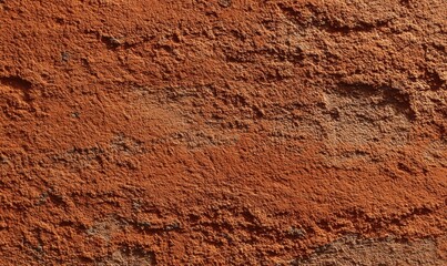 Fototapeta premium Flat terracotta surface texture, natural orange earthy tone, subtle pore detail