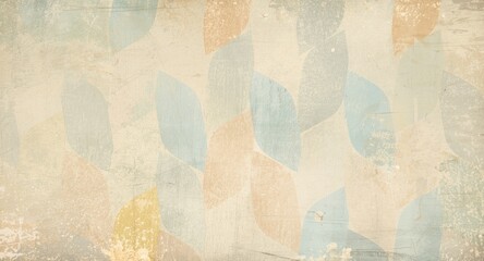 Textured abstract pattern with retro flair on white vintage wall backdrop